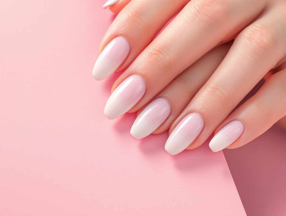 Ongles en dégradé baby boomer